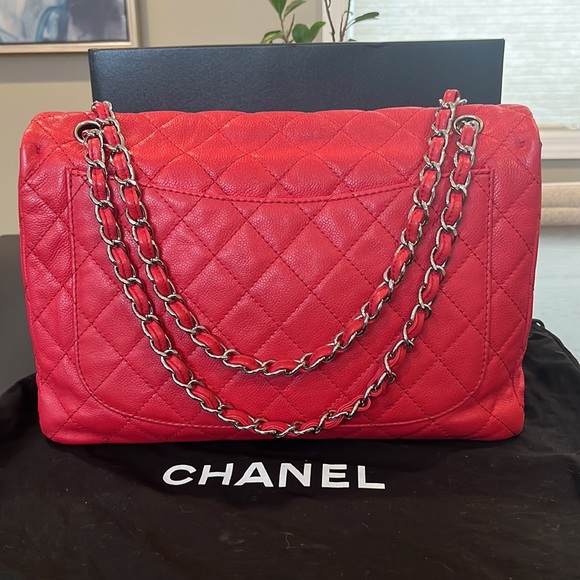 💯 Authentic Chanel Washed Caviar Maxi - Picture 6 of 16